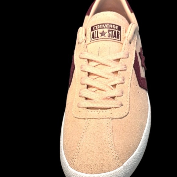NWOT-Converse Women’s Breakpoint Ox Suede Sneakers; Dusty Pink/Burgundy Accents - Picture 8 of 11